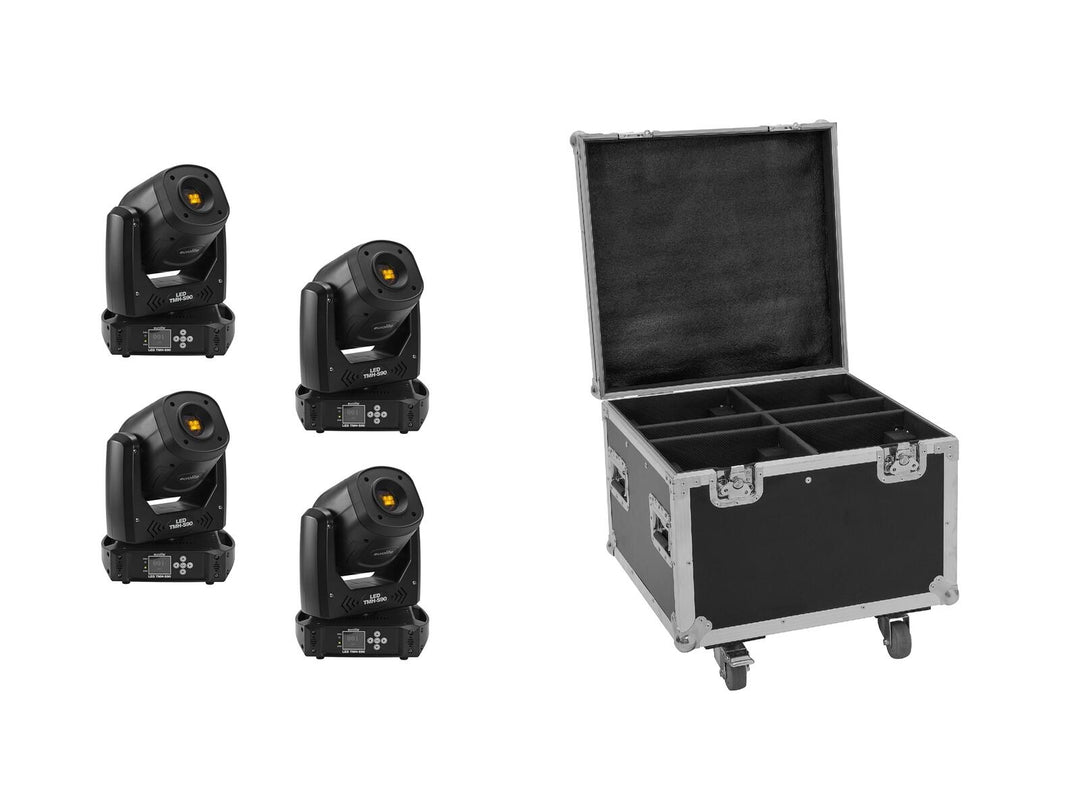 EUROLITE Set 4x LED TMH-S90 + Maleta