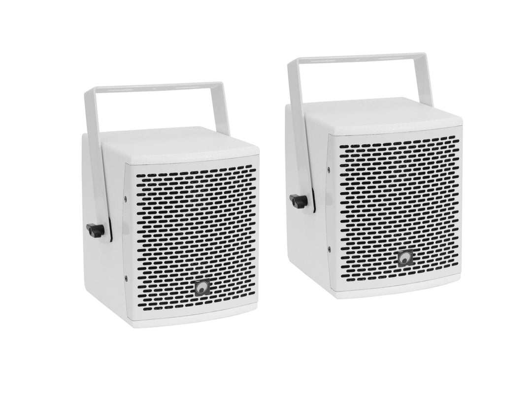 OMNITRONIC Conjunto MOLLY-12A Subwoofer activo + 4x MOLLY-6 Top 8 ohms, blanco