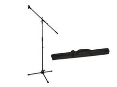 OMNITRONIC Set de trípode de micrófono con jirafa PRO bk + bolsa