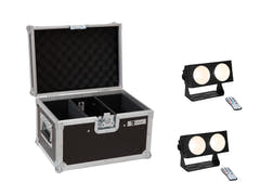 EUROLITE Set 2x LED CBB-2 COB WW Barra + Estuche
