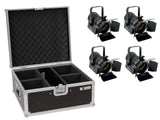 EUROLITE Set 4x LED THA-20PC TRC Theater Spot bk + Case