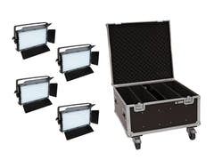 EUROLITE Set 4x LED PLL-480 CW/WW Panel + estuche