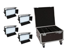 EUROLITE Conjunto 4x LED PLL-480 QCL Panel + Estuche