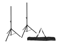 OMNITRONIC Set de 2x soporte para sistema de altavoces M-3 + bolsa de transporte