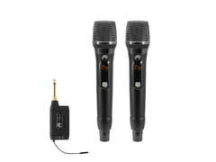 OMNITRONIC Set FAS TWO + 2x Micrófono inalámbrico dinámico 660-690MHz