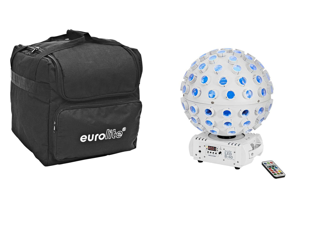 EUROLITE Set LED B-40 HCL MK2 blanco + Soft Bag