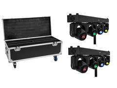 EUROLITE Set 2x LED TMH Bar S120 + case con ruedas