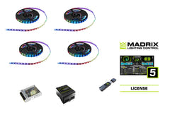 EUROLITE Set de tira LED RGB incluido Madrix Start