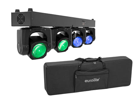 EUROLITE Set LED TMH Bar B240 Beam de cabezas móviles + Bolsa acolchada