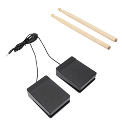 V-TONE RD7 Set de batería electrónico – Roll-Up Drum Kit con 7 pads, Pedales y altavoces