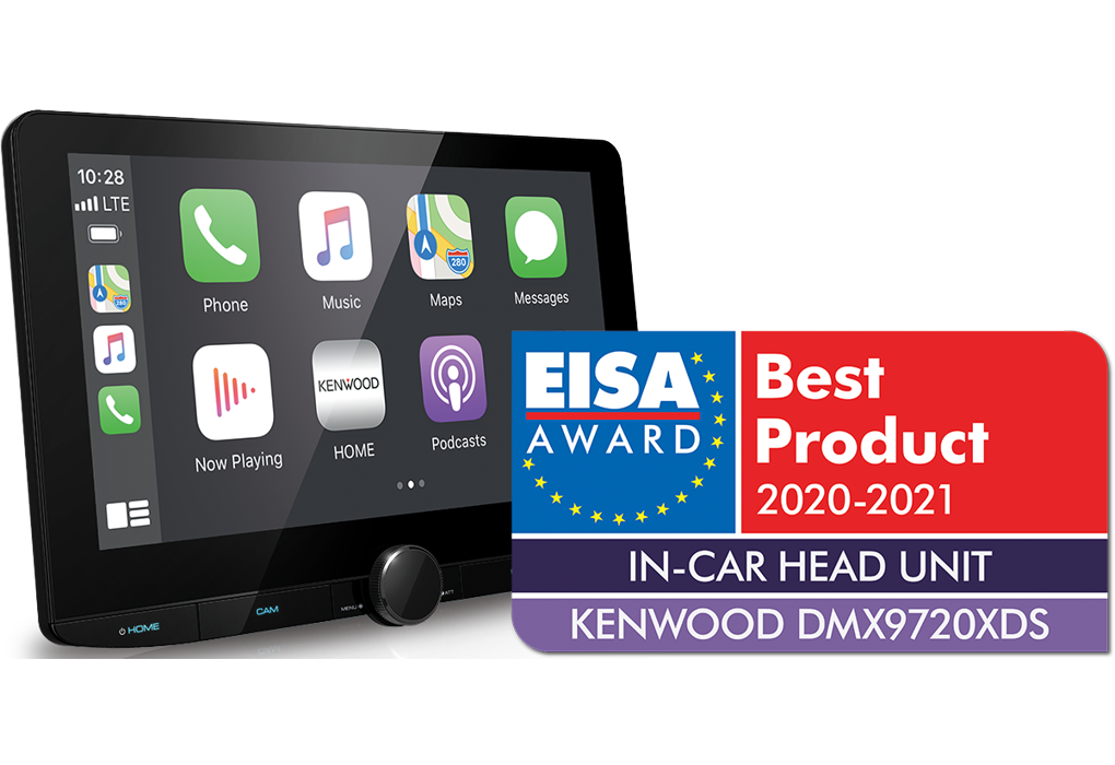 Kenwood DMX9720XDS Reproductor multimedia con Apple CarPlay inalámbrico (10.1")