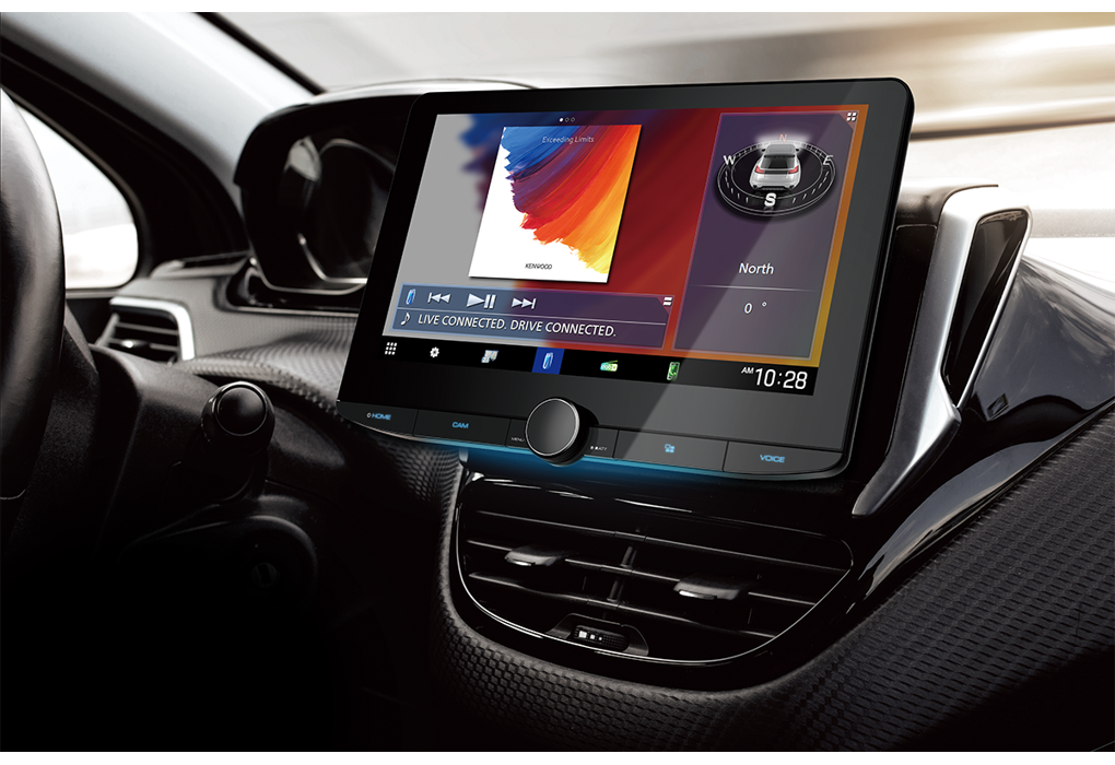 Kenwood DMX9720XDS Reproductor multimedia con Apple CarPlay inalámbrico (10.1")