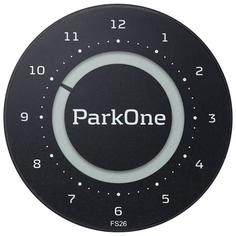 ParkOne2 Disco de Estacionamiento (Negro)