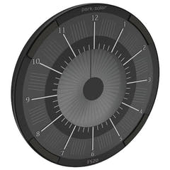 Park Solar Reloj de Estacionamiento, Negro