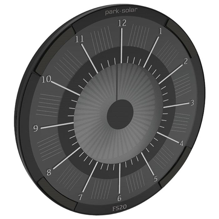 Park Solar Reloj de Estacionamiento, Negro