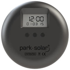 Park Solar Reloj de Estacionamiento, Negro