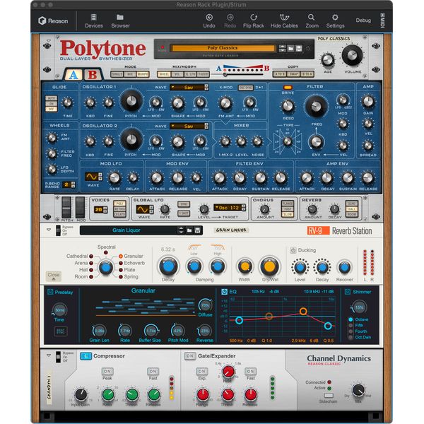 Actualización de Reason Rack 14