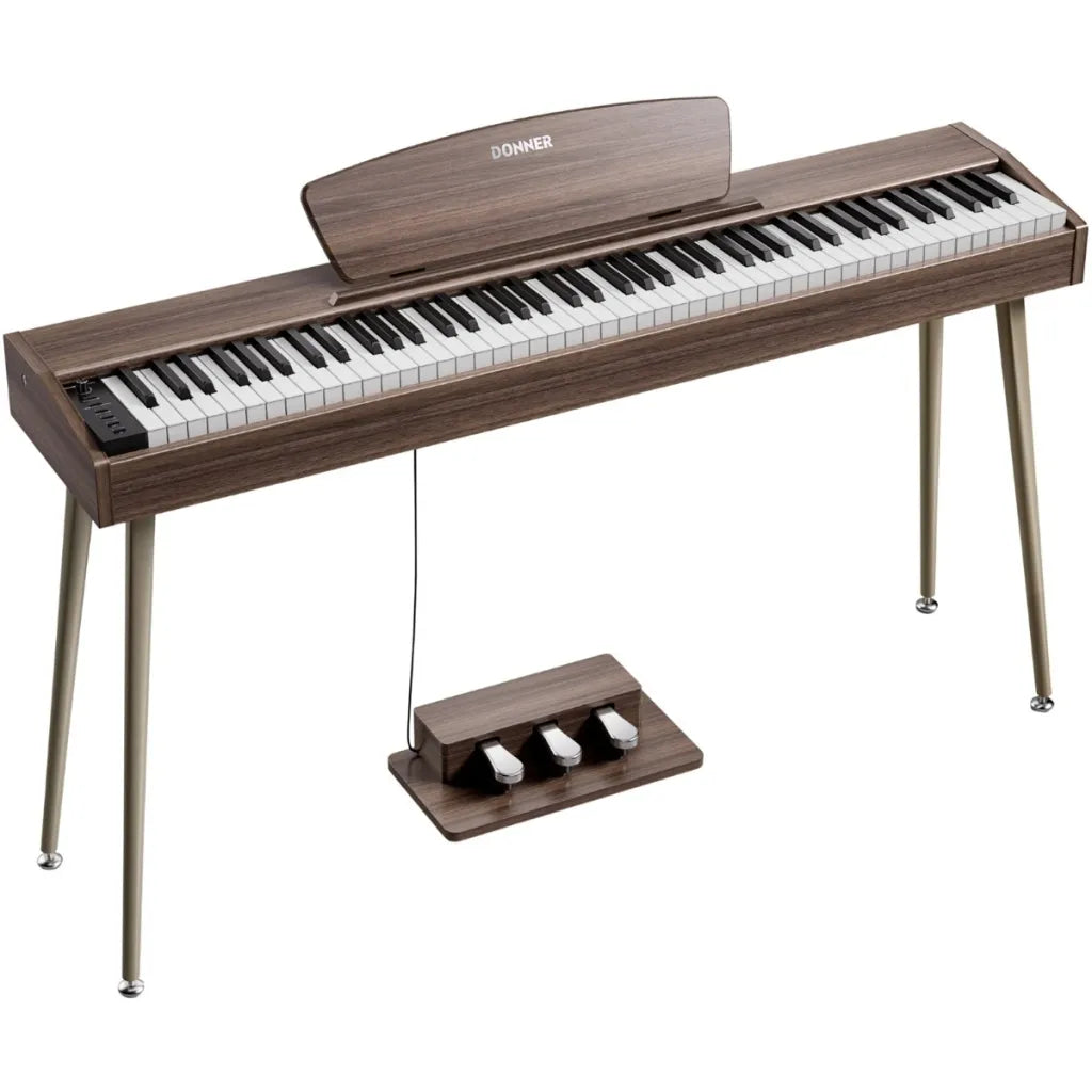 Donner DHP-100 Pro piano eléctrico de nogal