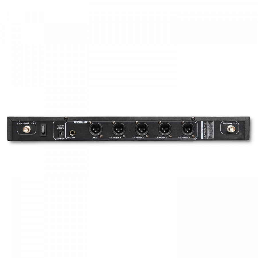 Wireless Microphone Set w. 4 Microphones