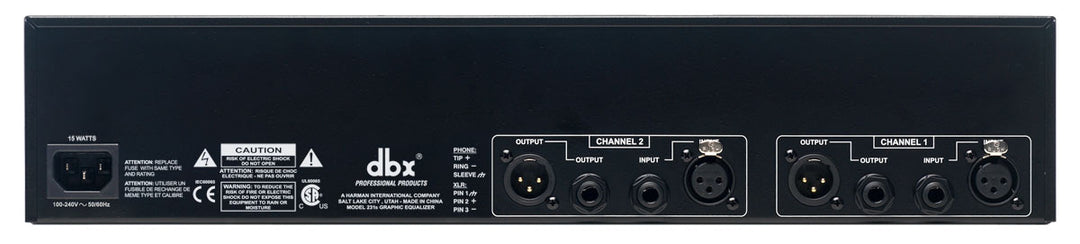 dbx 231S Ecualizador Gráfico de 2x 31 Bandas