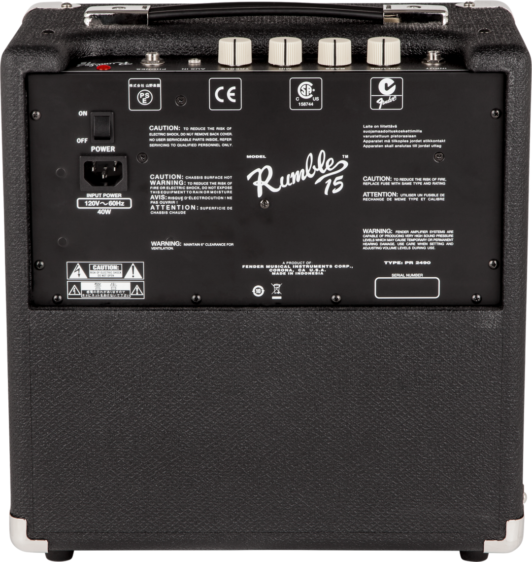 Fender Rumble 15 Amplificador de bajo