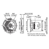 JVC CS-DR522 kit de altavoces de 13 cm 2 vías 260w peak