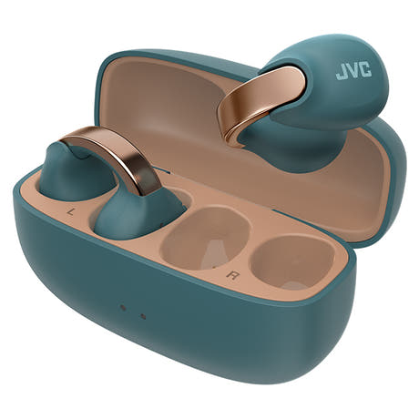 JVC Nearphones HA-NP1T Auriculares de oído abierto Azules