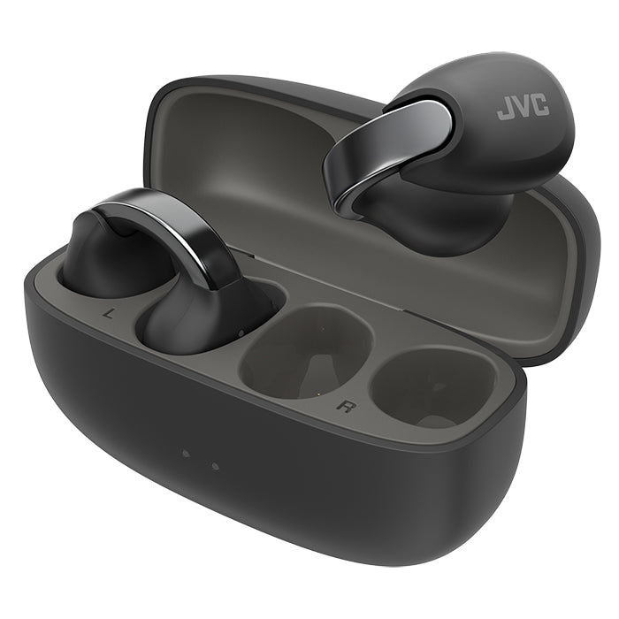 JVC Nearphones HA-NP1T Auriculares de oído abierto Negros