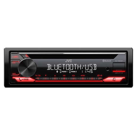 Sintonizador de CD/RDS JVC KD-T822BT con Bluetooth