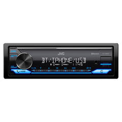 Autorradio JVC KD-X382BT con sintonizador RDS y Bluetooth 100mm