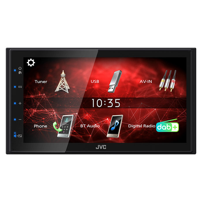 Radio para coche JVC KW-M27DBT 2-DIN con DAB+