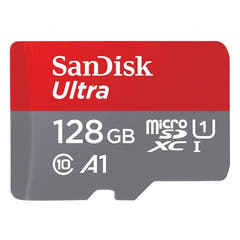 Tarjeta SD SanDisk Ultra con adaptador incluido 128GB