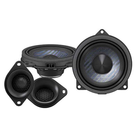 Alpine altavoz de componentes de 2 vías Hi-Res de 4,5" para BMW