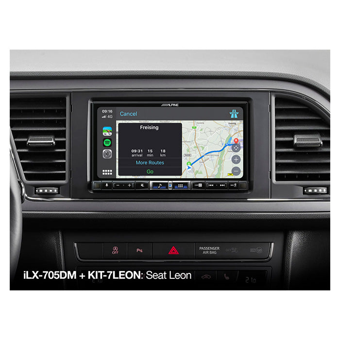 Alpine ILX-705DM Apple Carplay inalámbrico 2-DIN 7"