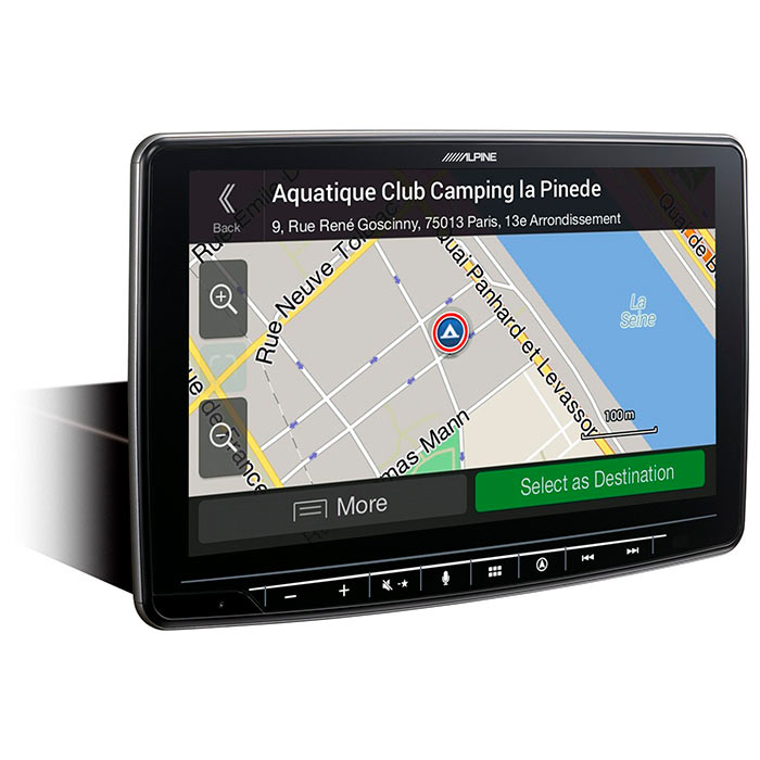 Alpine INE-F904DC Halo9 con navegación y mapas para camión