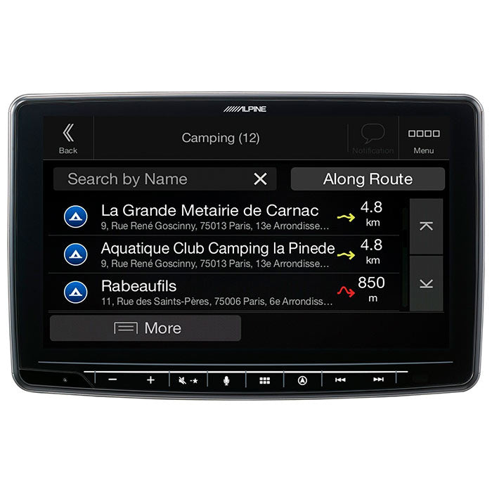 Alpine INE-F904DC Halo9 con navegación y mapas para camión