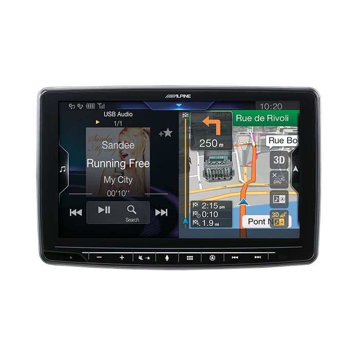 Alpine INE-F904DC Halo9 con navegación y mapas para camión