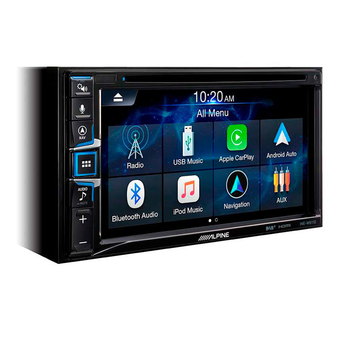 Alpine INE-W611DC estación multimedia 2-DIN con tarjeta para camión