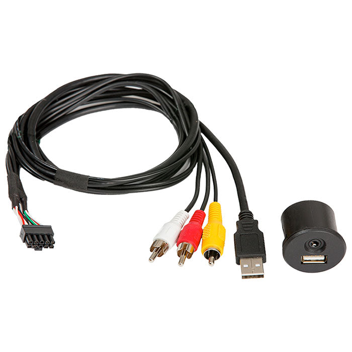 Conector USB/aux Alpine con cable