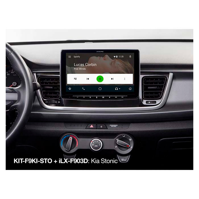 Kit de montaje Alpine 9" Kia stonic 2017->