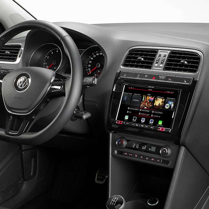 Kit 2-DIN 8" para VW Polo 5/GTI 2014->