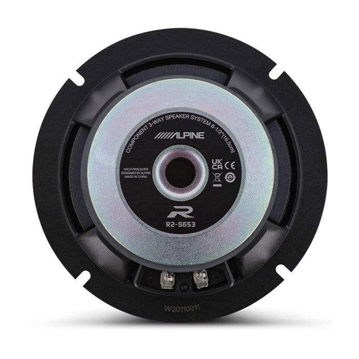 Kit de componentes de altavoces PRO Alpine R2-S653 de 16.5CM, 3 vías