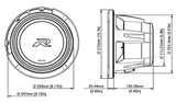 Subwoofer Alpine R2-W10D2 Type-R 10" 2 Ohm