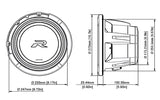 Subwoofer Alpine R2-W10D4 Type-R 10" 4 Ohm