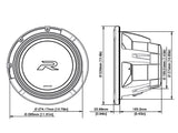 Subwoofer Alpine R2-W12D2 Type-R de 12" y 2 Ohm