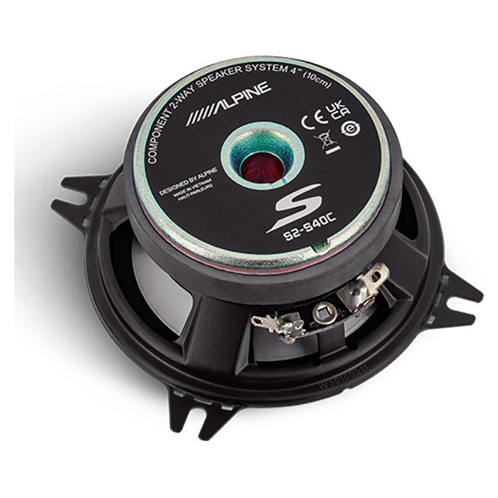 Alpine S2-S40C altavoz de 10 cm y 2 vías, kit de componentes