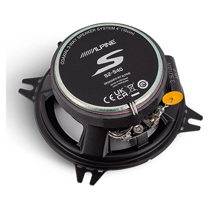 Altavoz Alpine S2-S40 de 10cm, coaxial de 2 vías