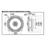 Alpine S2-S50 altavoz de 13 cm coaxial de 2 vías