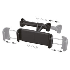 Soporte para tablet Caliber para reposacabezas