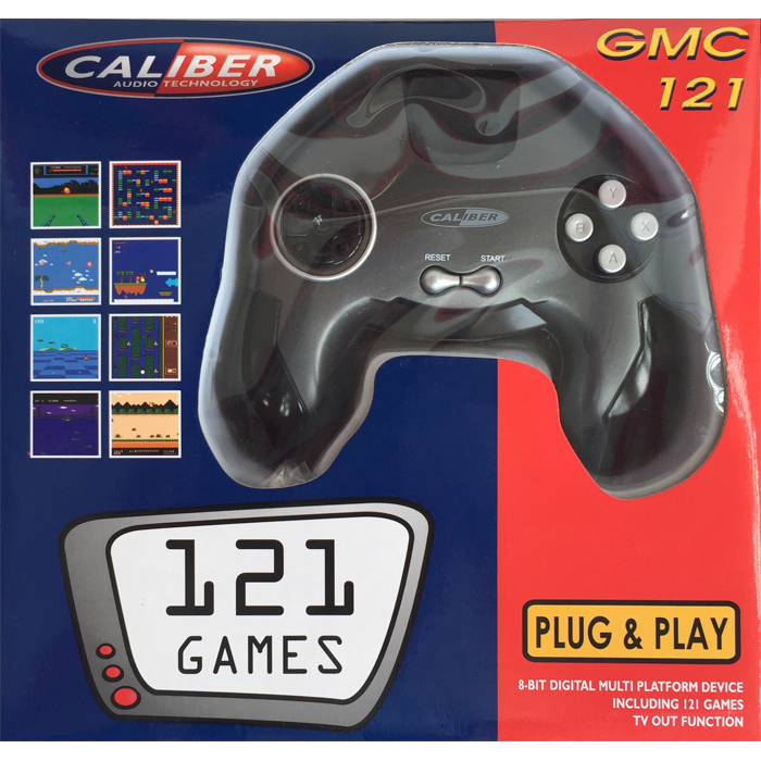 Consola de juegos Caliber - incluye 121 juegos
